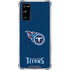 NFL Tennessee Titans Distressed Galaxy S20 FE Clear Case
